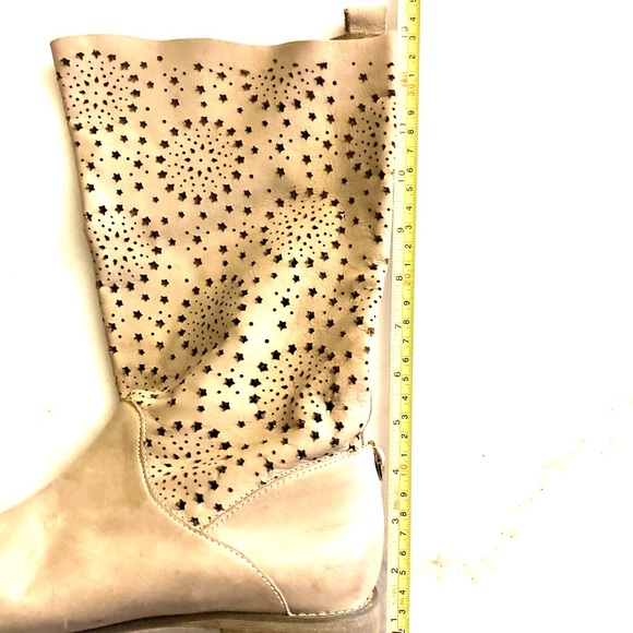 Rud by Rudsak star cut outs tall tan / taupe boots - Picture 8 of 9